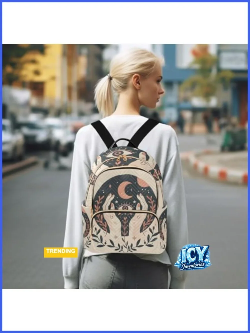 Quilted Mini Backpack Women Lightweight Travel Daypack Shoulder Bag